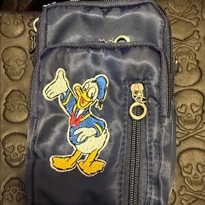 Navy Blue Donald Duck Crossbody Bag